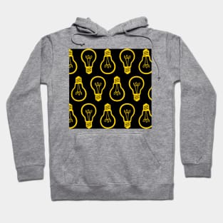 Lightbulb Yellow Pattern Hoodie